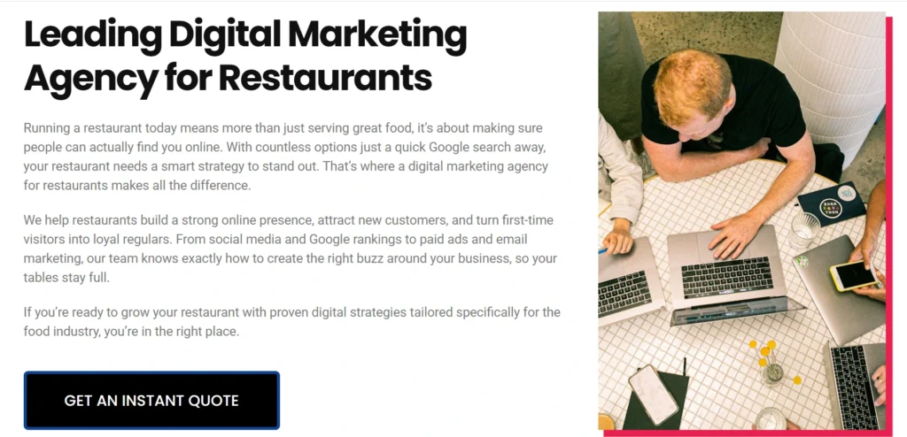 digital marketing agency for restaurants
