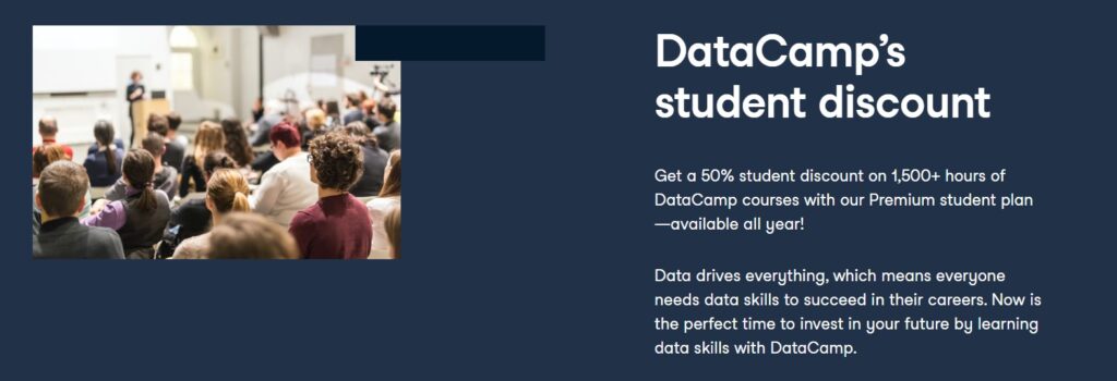 DataCamp’s student discount
