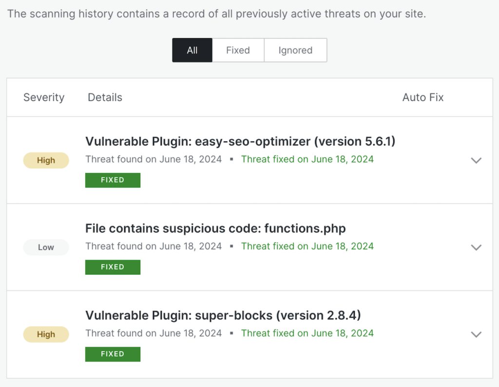 About WordPress Security