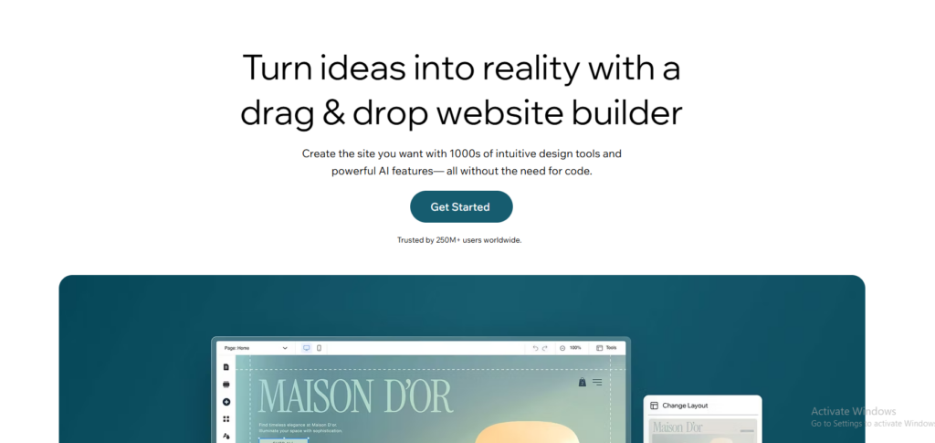 Wix Drag-and-Drop Website Builder