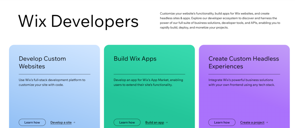 Wix Corvid (Developer Tools)
