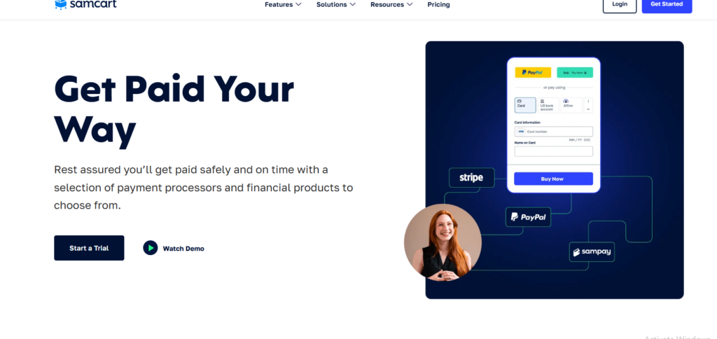 SamCart Payment Gateway Integrations
