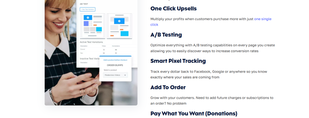 SamCart Review - A/B Testing