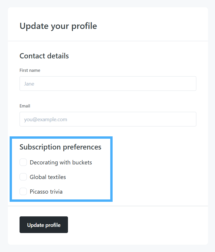 Kit Subscriber Management