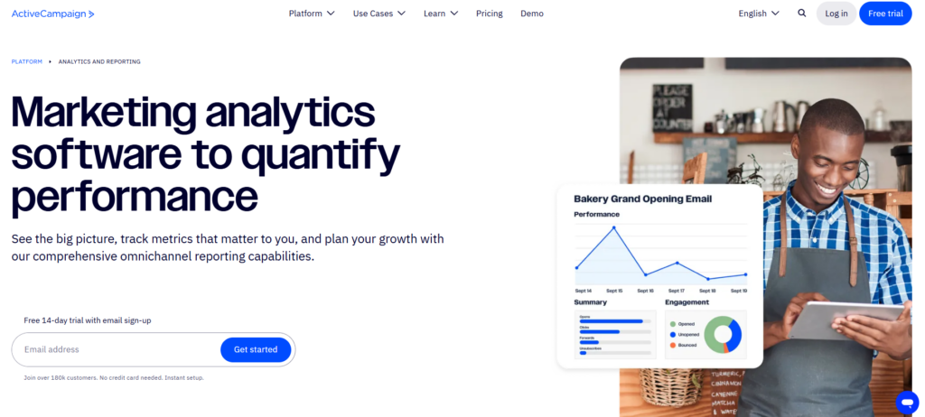 ActiveCampaign Review- Advanced Reporting & Analytics