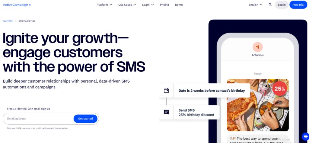 ActiveCampaign SMS Marketing