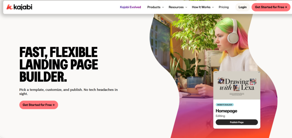 Kajabi Landing Page Builder