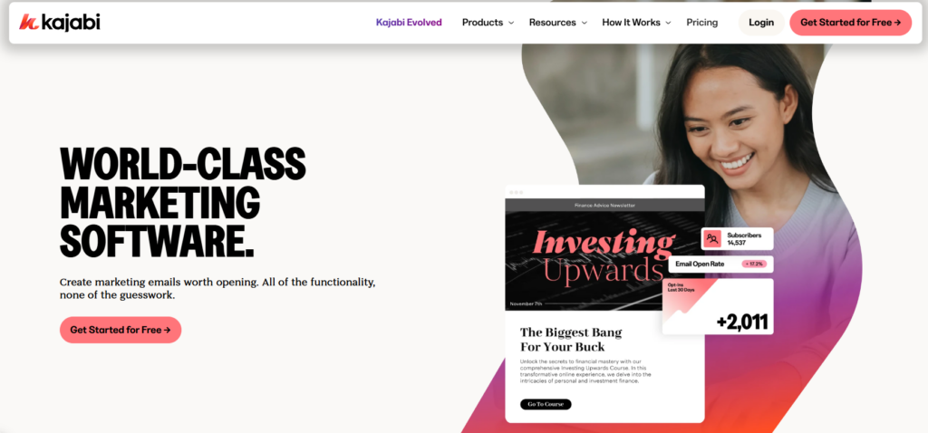 Kajabi Built in Email Marketing