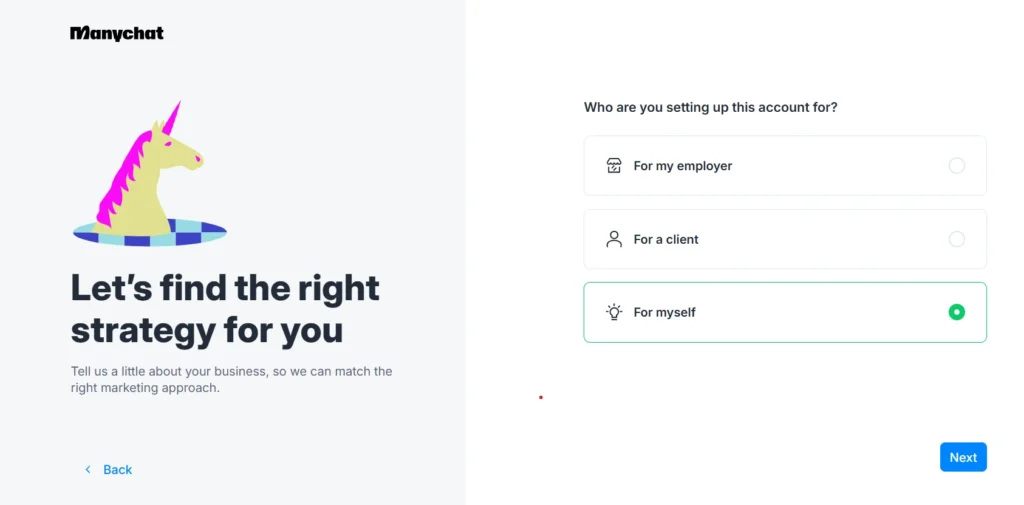 setting account