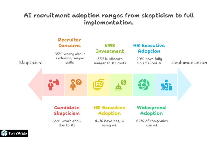 Adoption and Usage of AI in Recruitment Processes