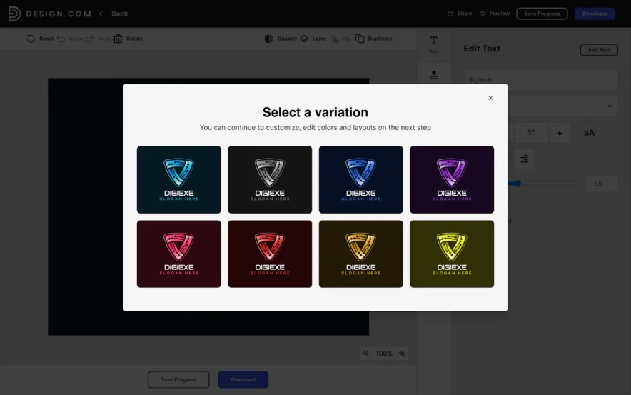 Customize Your Logo