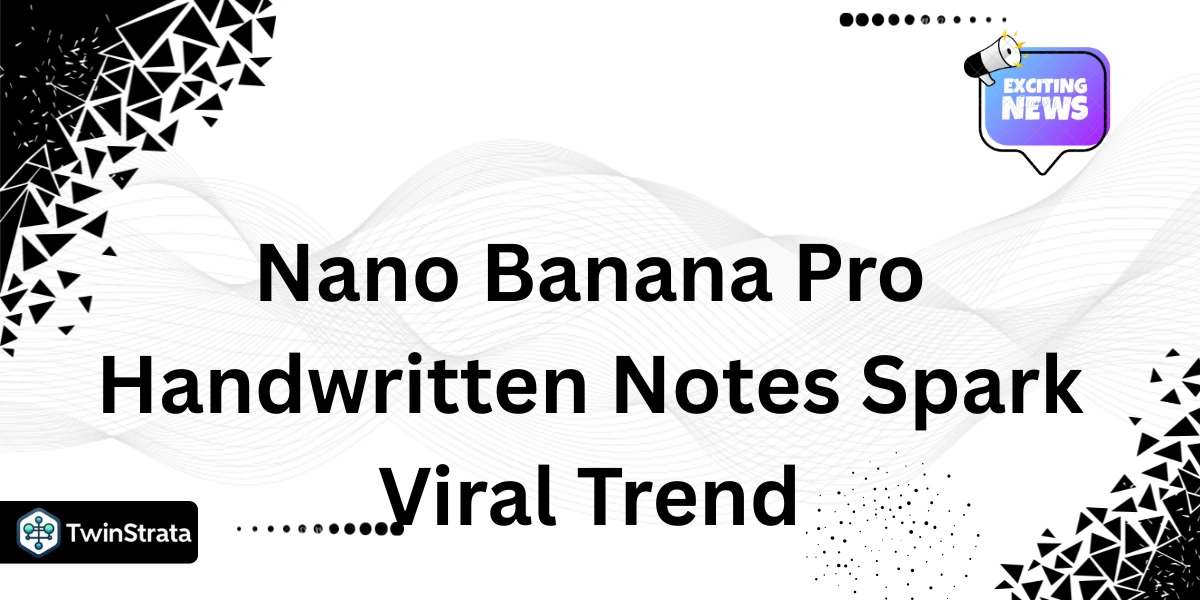 Nano Banana Pro Handwritten Notes Spark Viral Trend