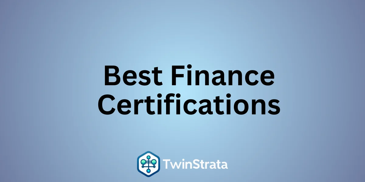 Best Finance Certifications