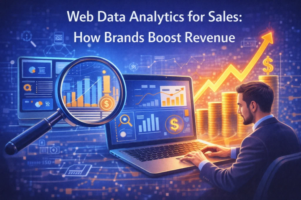 Web Data Analytics for Sales