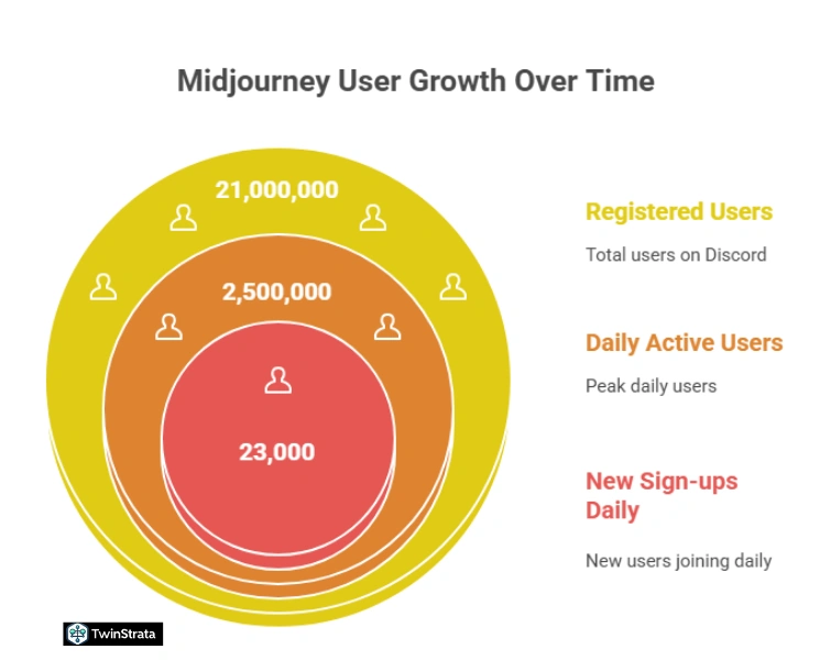 Midjourney at a Glance: Key Statistics