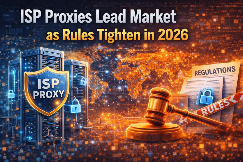 ISP Proxies Lead Market as Rules Tighten in 2026