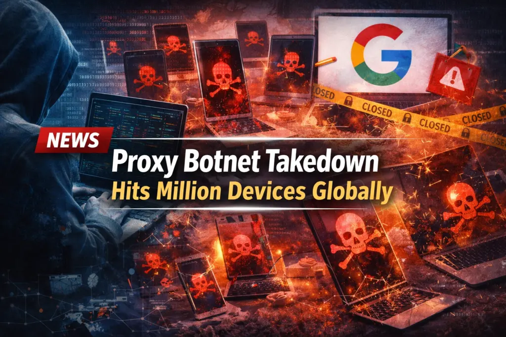 Proxy Botnet Takedown Hits Million Devices Globally