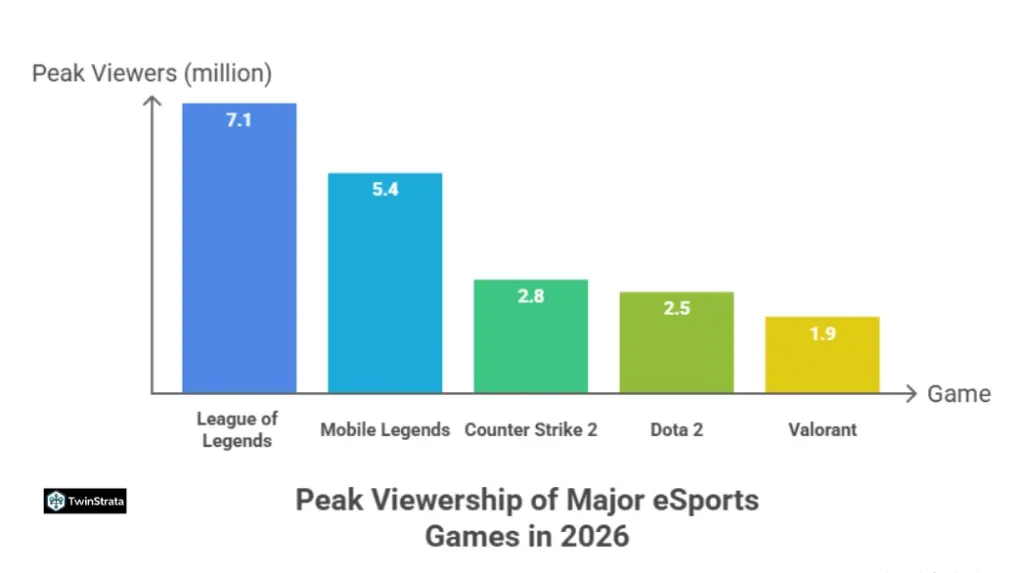 Top eSports Games by Viewership in 2026