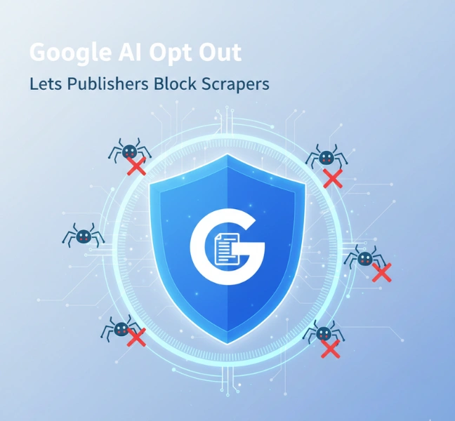 an illustration symbolizing the Google AI Opt Out