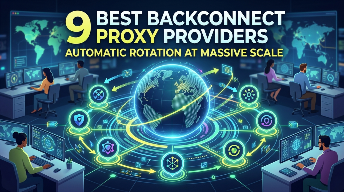 9 Best Backconnect Proxy Providers: Automatic Rotation at Massive Scale