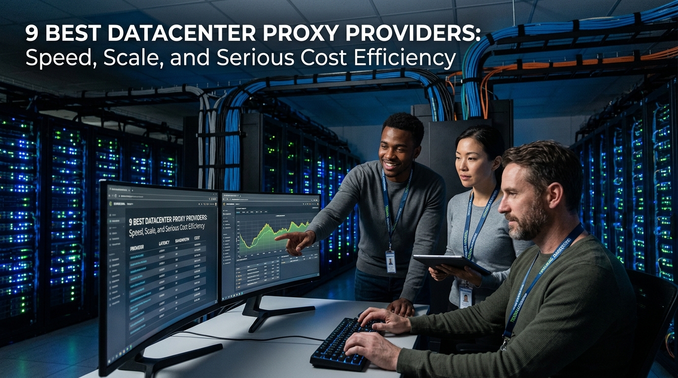 9 Best Datacenter Proxy Providers: Speed, Scale, and Serious Cost Efficiency