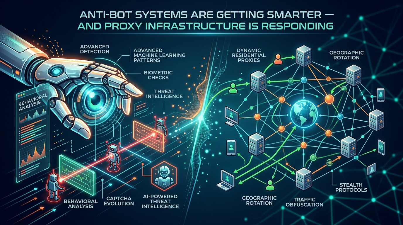 Anti-Bot Systems Are Getting Smarter — And Proxy Infrastructure Is Responding