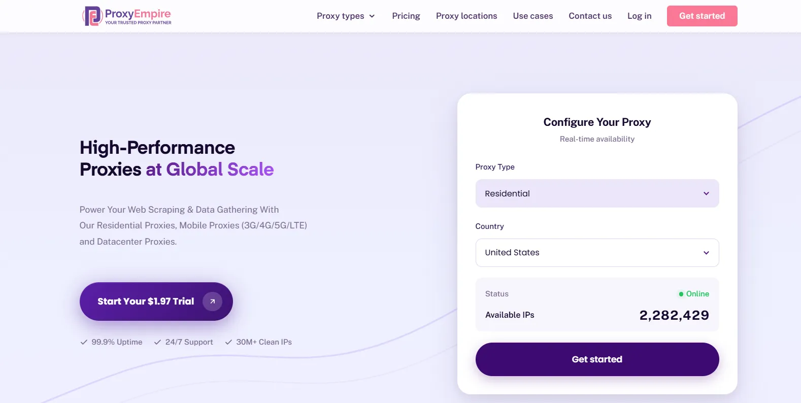 ProxyEmpire — Best for Rollover Bandwidth on Craigslist
