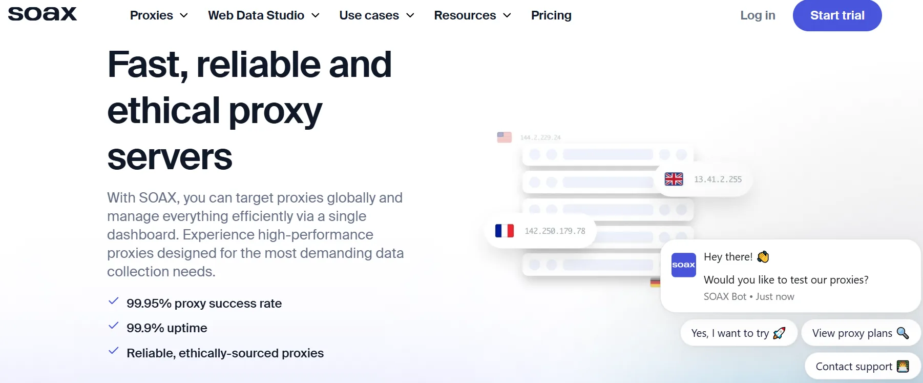 SOAX — Best for Geographic Precision Across US Cities