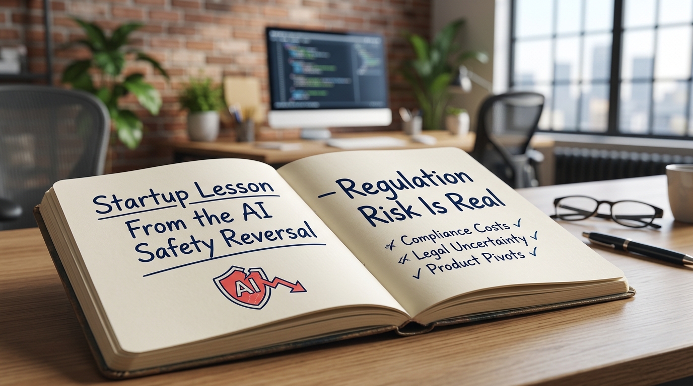 Startup Lesson From the AI Safety Reversal — Regulation Risk Is Real