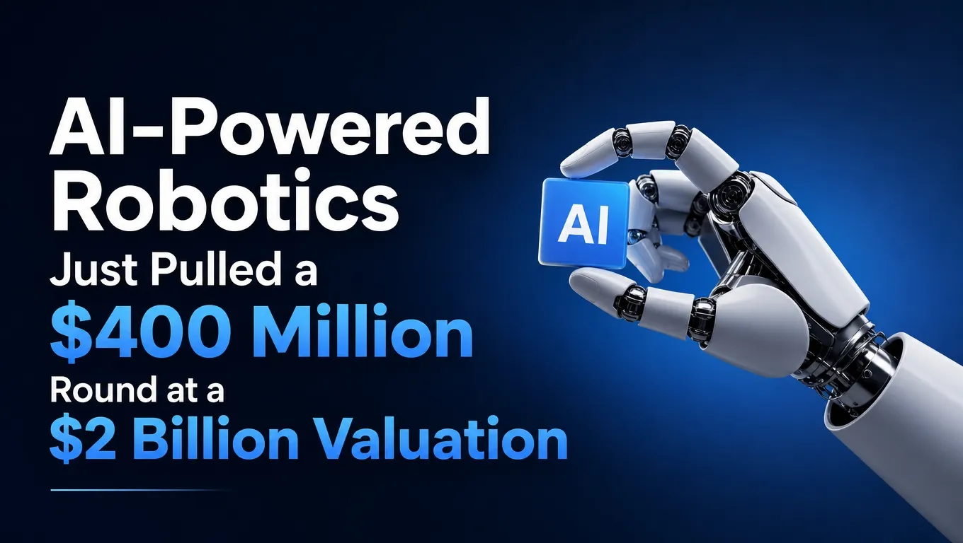 AI-Powered Robotics Just Pulled a $400 Million Round at a $2 Billion Valuation