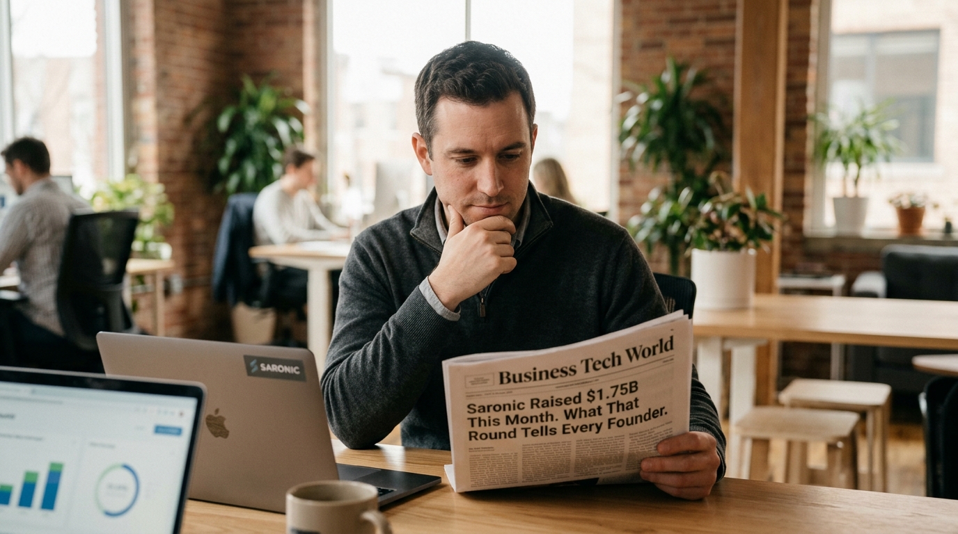 Saronic Raised $1.75B This Month. What That Round Tells Every Founder