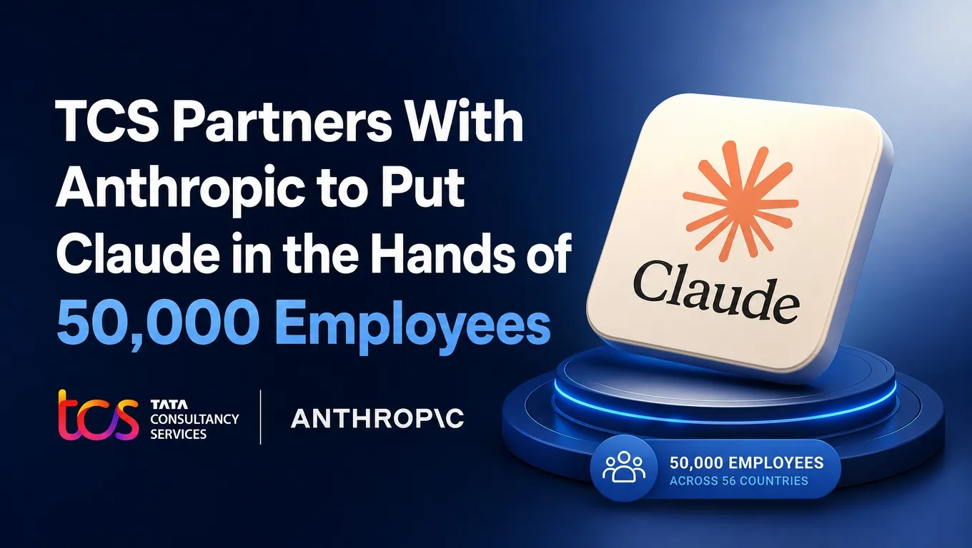 TCS Partners With Anthropic to Put Claude in the Hands of 50,000 Employees