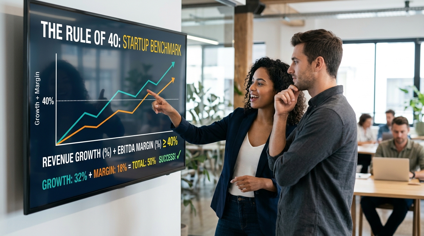 The Rule of 40 Is Now the Startup Benchmark That Matters — Here Is How to Hit It Early