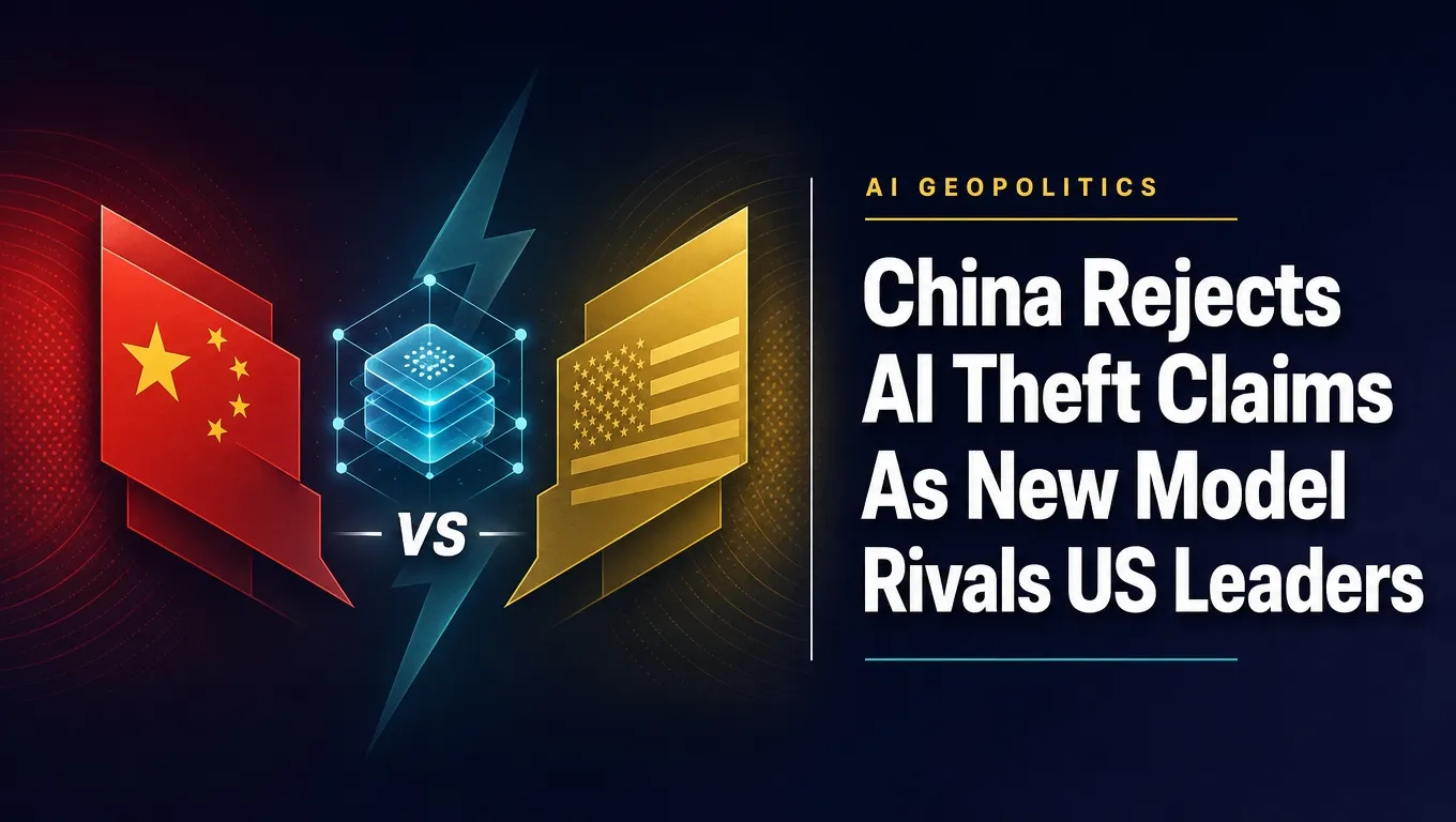 China Rejects AI Theft Claims As New Model Rivals US Leaders