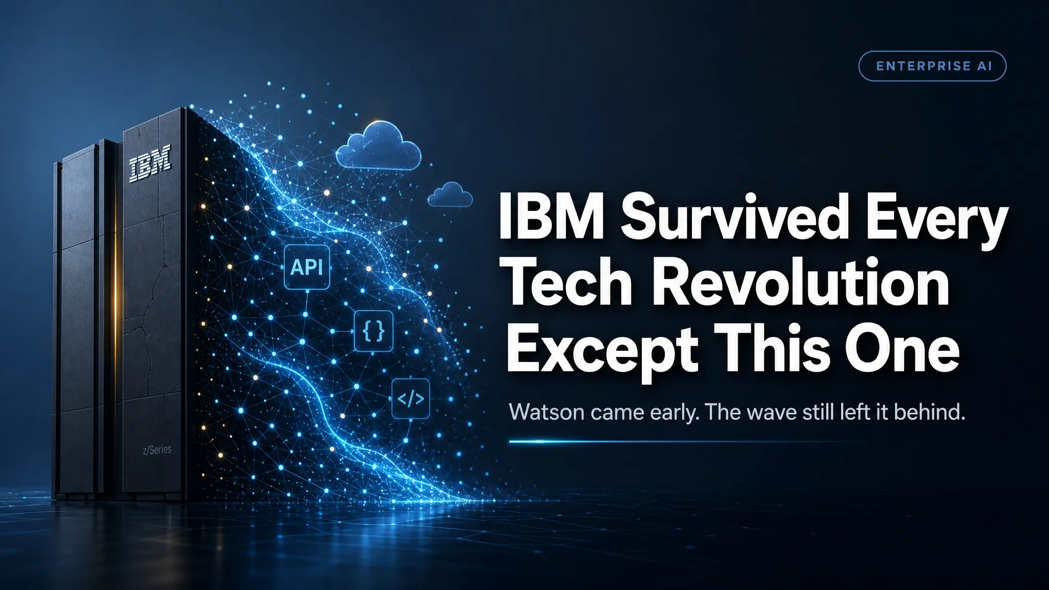 IBM Survived Every Tech Revolution Except This One