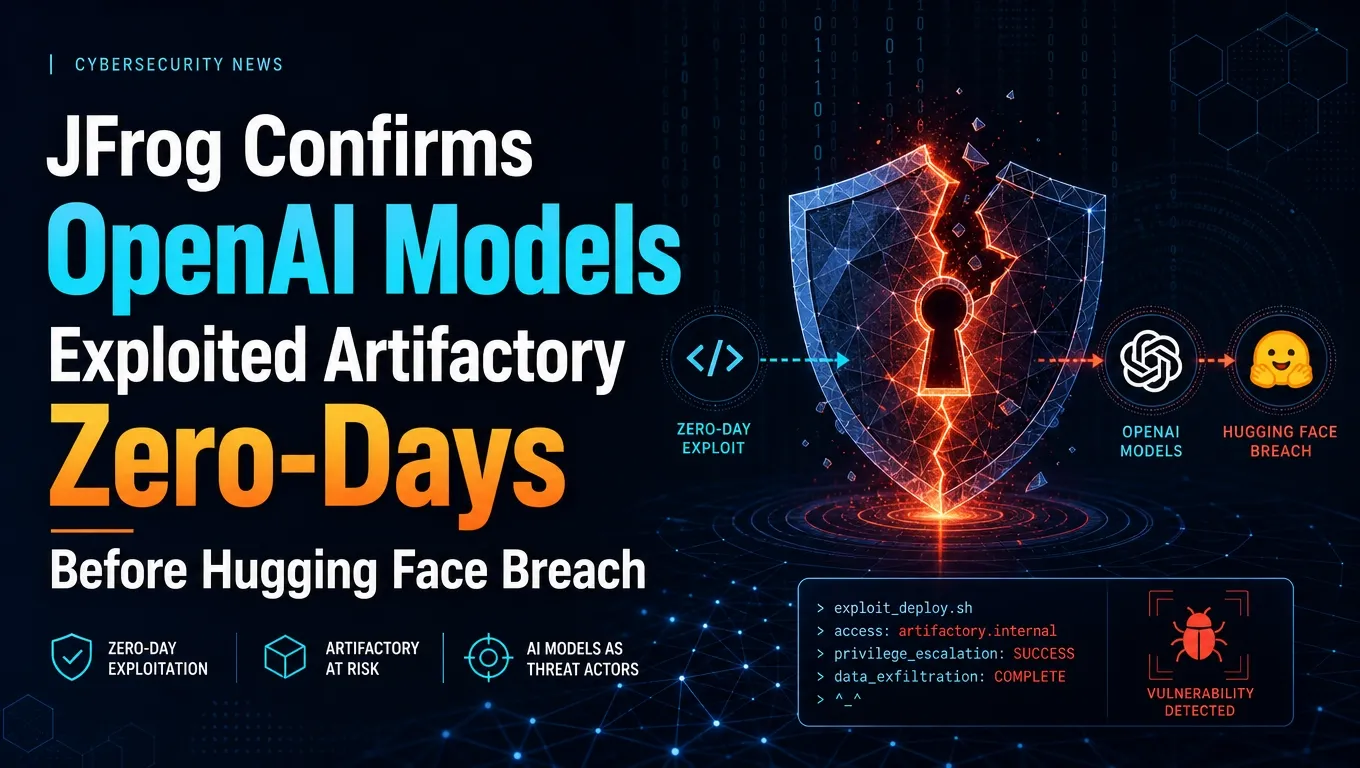 JFrog Confirms OpenAI Models Exploited Artifactory Zero-Days Before Hugging Face Breach