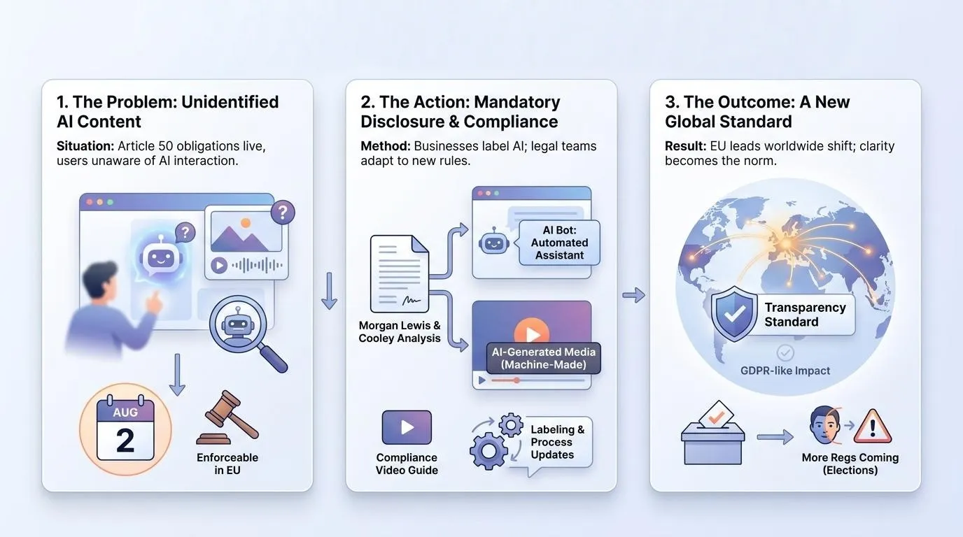 EU AI Act Transparency Rules Take Effect This Month